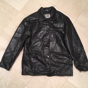 A Collezioni Men's Italian Leather Jacket Size M